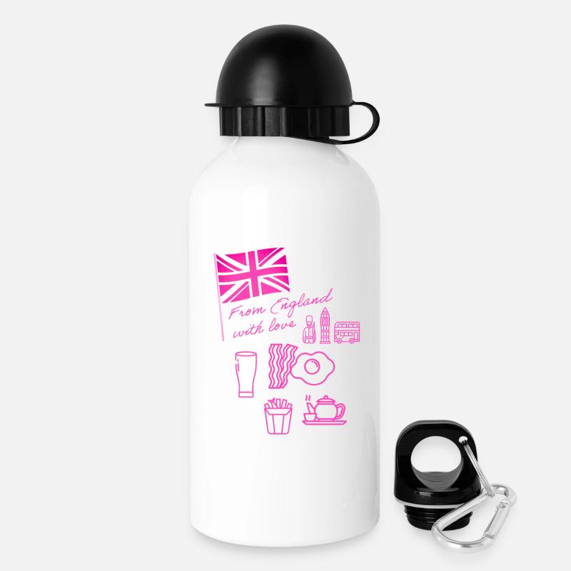 EXANGLIA (rose) - Gourde avec bouchon 500 ml - blanc