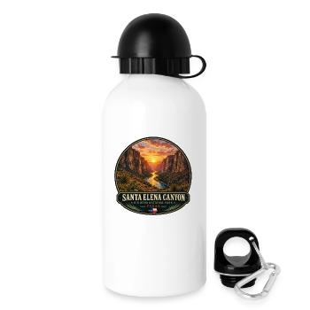 Santa Elena Canyon Texas Big Bend National Park - Drinks Bottle with Lid 500 ml - white - Right