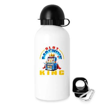 Slots King Casino Gambling Jackpot - Drinks Bottle with Lid 500 ml - white - Right