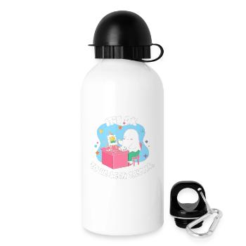 Its OK to Be Seen Trying - Drinks Bottle with Lid 500 ml - white - Right