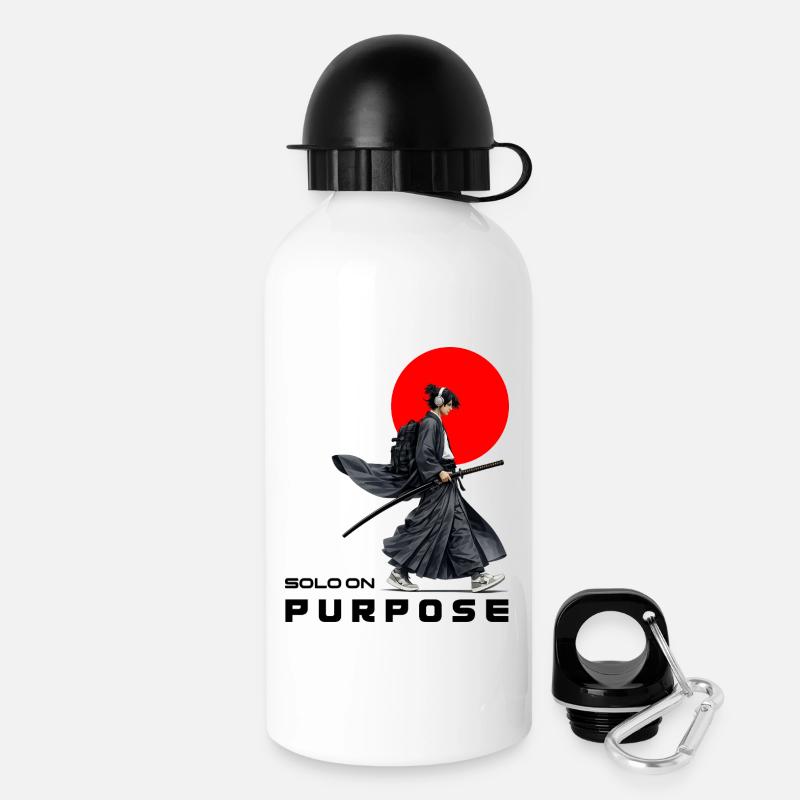 Urban Ronin | Solo On Purpose - Drinks Bottle with Lid 500 ml - white
