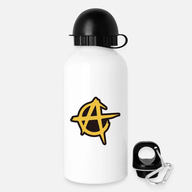 ANCAP B - Trinkflasche mit Deckel 500 ml - Weiß