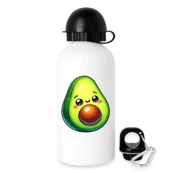 Avocat - Gourde avec bouchon 500 ml - blanc - Droite