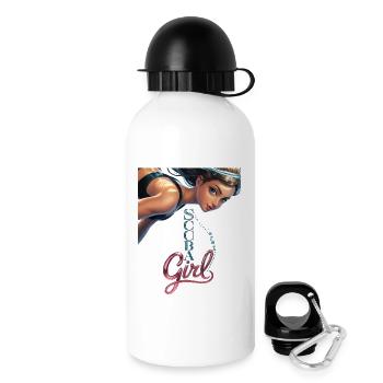 Scuba Girl Diver Design - Gourde avec bouchon 500 ml - blanc - Droite
