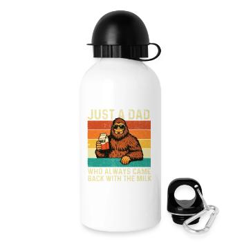 Dad Who Always Came Back With Milk Joke - Drinks Bottle with Lid 500 ml - white - Right