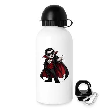 Vampir - Trinkflasche mit Deckel 500 ml - Weiß - Rechts