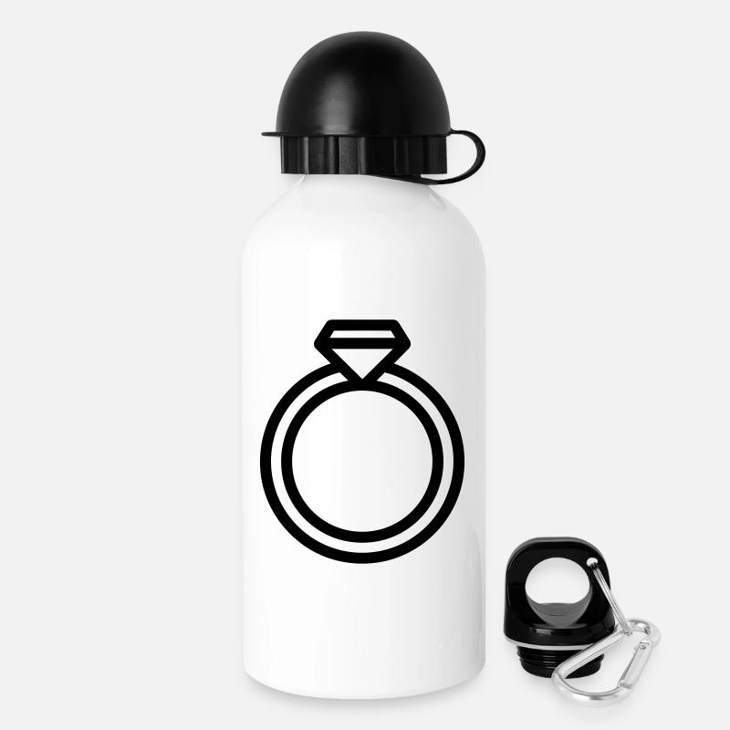 alliance - Gourde avec bouchon 500 ml - blanc