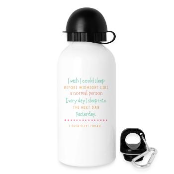 Midnight Sleep Wish - Drinks Bottle with Lid 500 ml - white - Right