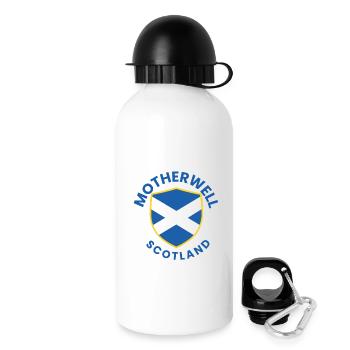 Motherwell Scotland Shield - Drinks Bottle with Lid 500 ml - white - Right
