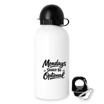 Monday should be optional white - Drinks Bottle with Lid 500 ml - white - Right