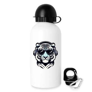 Tiger DJ Shades - Drinks Bottle with Lid 500 ml - white - Right