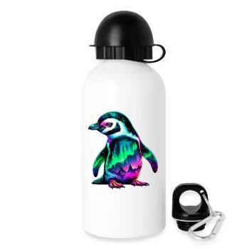 Aurora Borealis Penguin - Drinks Bottle with Lid 500 ml - white - Right