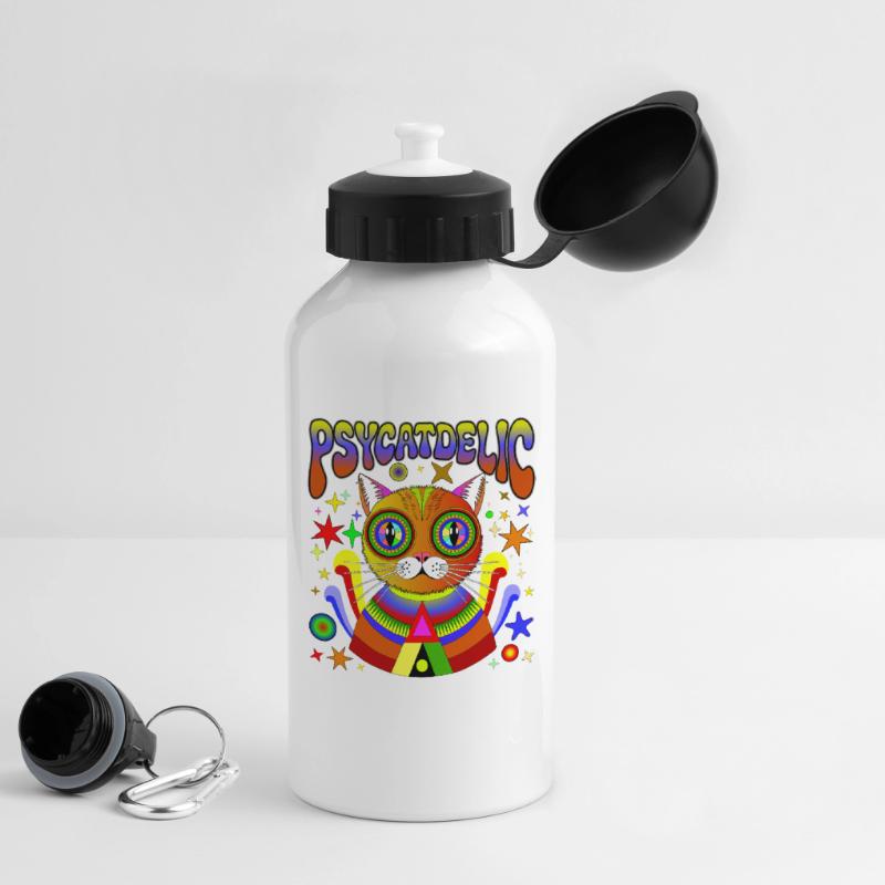 PSYCATDELIC Gourde avec bouchon 500 ml