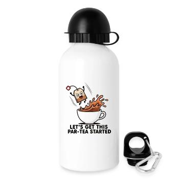 Tee-Spritzer - Trinkflasche mit Deckel 500 ml - Weiß - Rechts