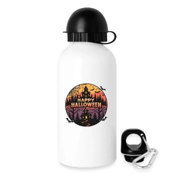 Halloween Ghostly Castle - Drinks Bottle with Lid 500 ml - white - Right