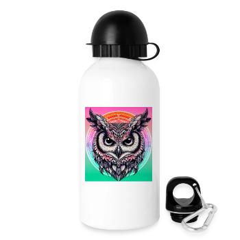 owl - Drinks Bottle with Lid 500 ml - white - Right