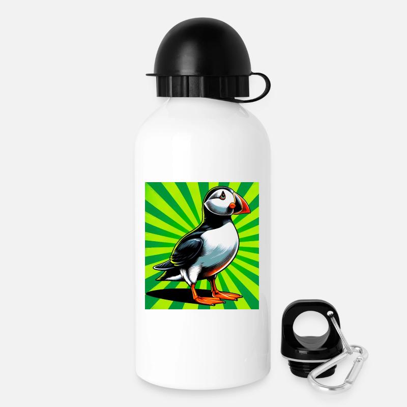 puffin - Drinks Bottle with Lid 500 ml - white