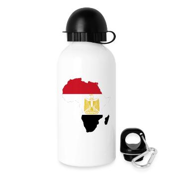 Ägypten_Flagge_Afrika - Drinks Bottle with Lid 500 ml - white - Right