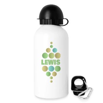 First name Lewis - Drinks Bottle with Lid 500 ml - white - Right