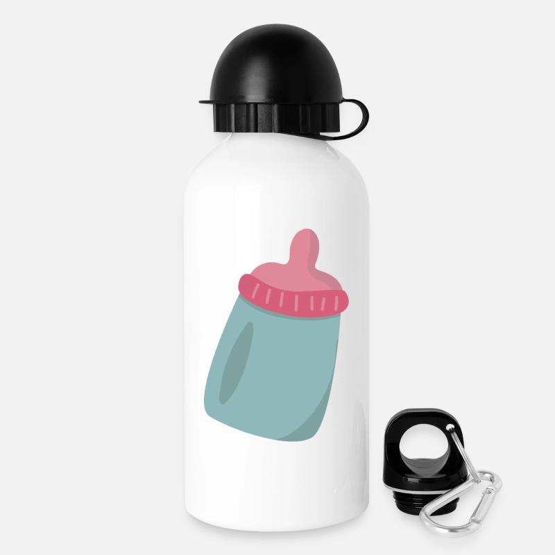 Biberon - Gourde avec bouchon 500 ml - blanc