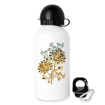 Blumen - Gourde avec bouchon 500 ml - blanc - Droite