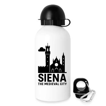 siena italia - Trinkflasche mit Deckel 500 ml - Weiß - Rechts