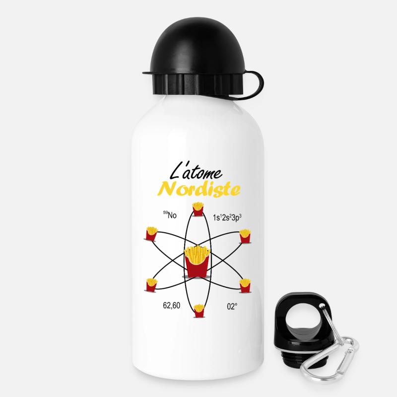 Northern Atom Gift Ch'ti Science Pride Emblem - Drinks Bottle with Lid 500 ml - white