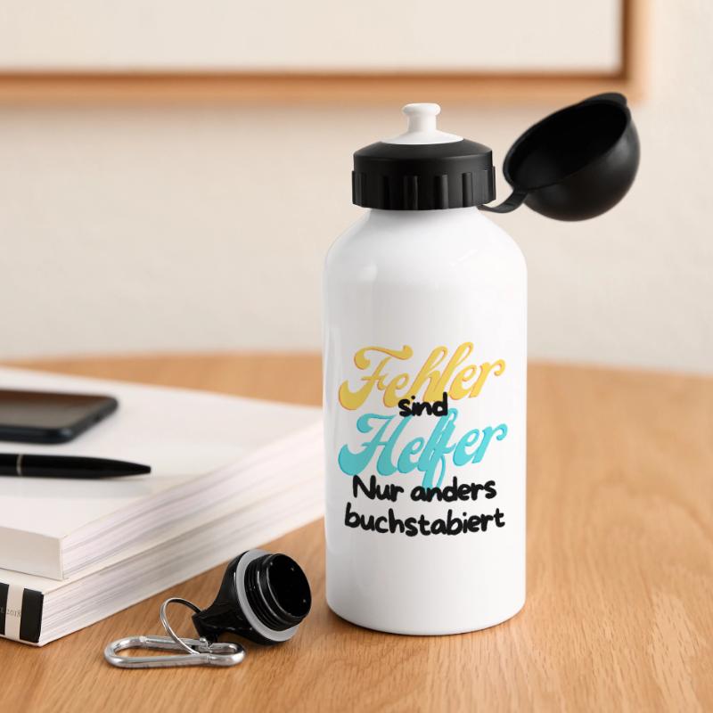 Error Helper Gradient Script Drinks Bottle with Lid 500 ml