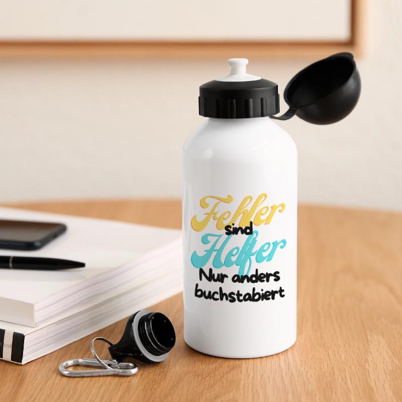 Fehler Helfer Gradient Script Trinkflasche mit Deckel 500 ml