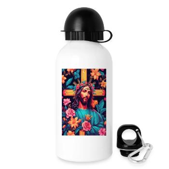 Mon Dieu - Gourde avec bouchon 500 ml - blanc - Droite