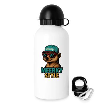Meerky Style - Drinks Bottle with Lid 500 ml - white - Right