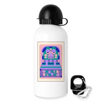 Vampir - Trinkflasche mit Deckel 500 ml - Weiß - Rechts