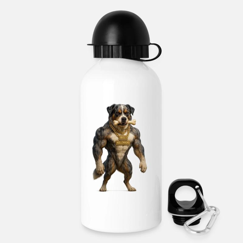 Boli - The Hellhound - Drinks Bottle with Lid 500 ml - white