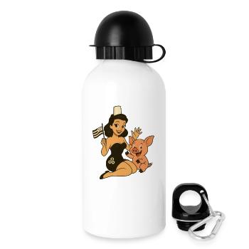 Breton Vintage style - Drinks Bottle with Lid 500 ml - white - Right
