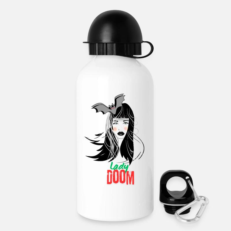 Dame Fatalis - Gourde avec bouchon 500 ml - blanc