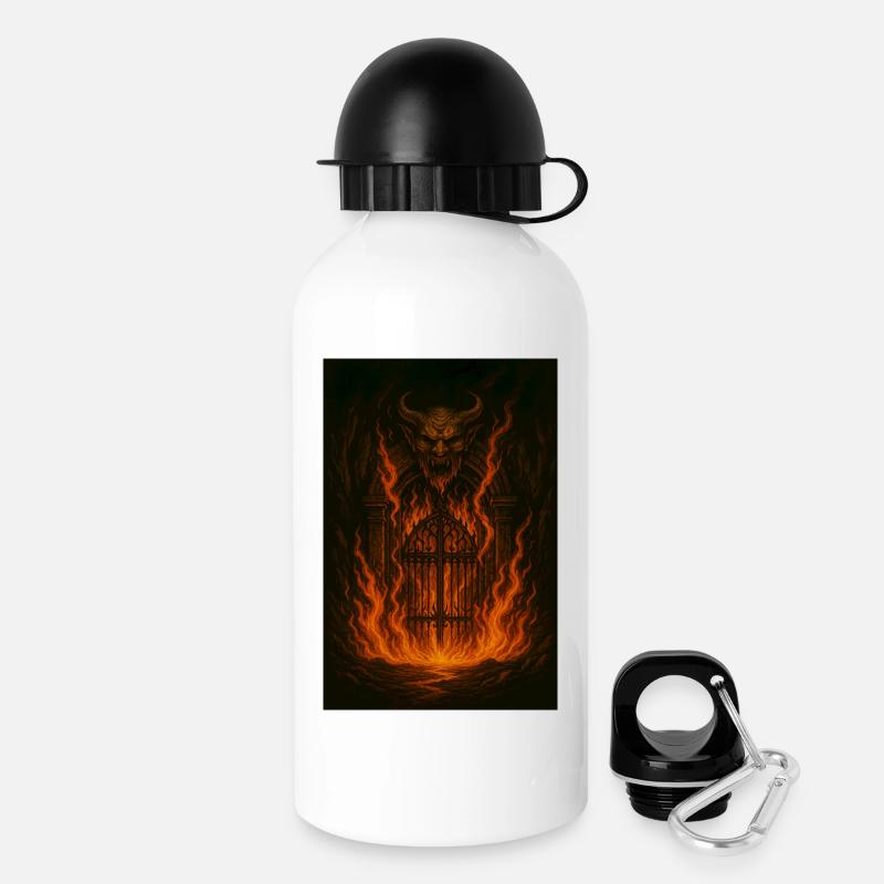 Forme démoniaque Firegate - Gourde avec bouchon 500 ml - blanc