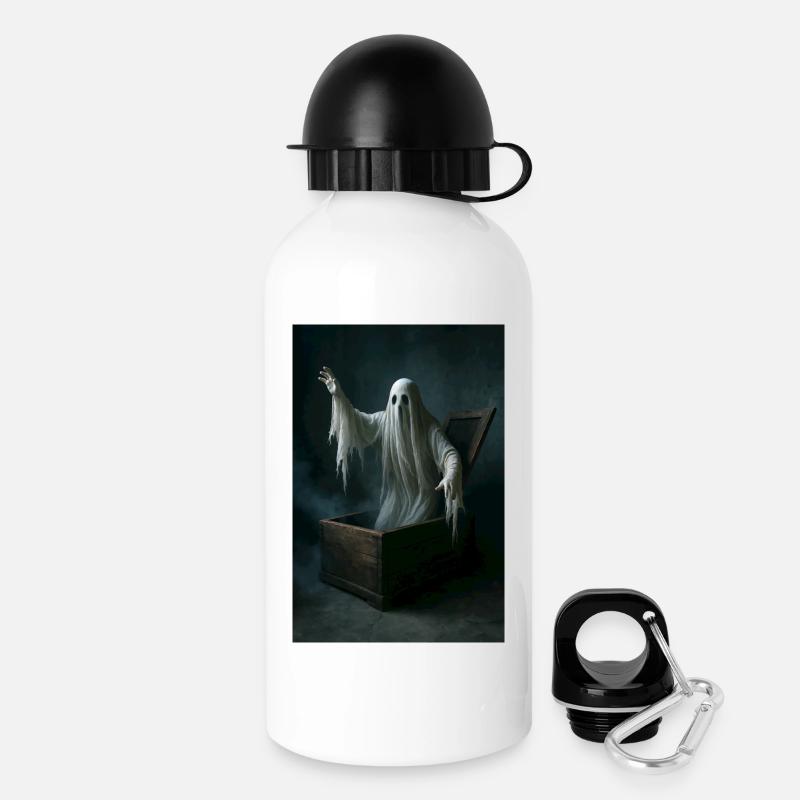 Fantôme du cercueil - Gourde avec bouchon 500 ml - blanc