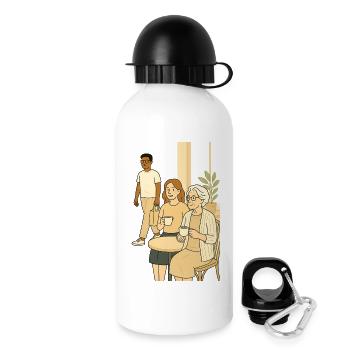 Coffee hour generations - Drinks Bottle with Lid 500 ml - white - Right