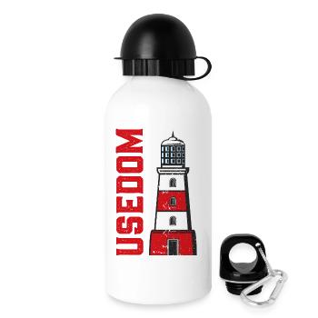 Île USEDOM MER BALTIQUE Vacances Phare Drôle - Gourde avec bouchon 500 ml - blanc - Droite