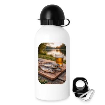 am See - Trinkflasche mit Deckel 500 ml - Weiß - Rechts