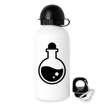 Zaubertrank Flasche Magie - Trinkflasche mit Deckel 500 ml - Weiß - Rechts