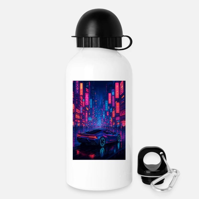 RockyZoo22 - Drinks Bottle with Lid 500 ml - white