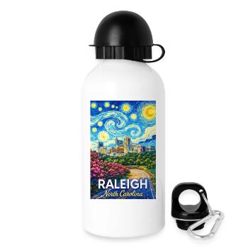 Raleigh North Carolina - Trinkflasche mit Deckel 500 ml - Weiß - Rechts
