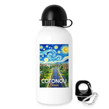Cotonou Street Starry Sky - Drinks Bottle with Lid 500 ml - white - Right