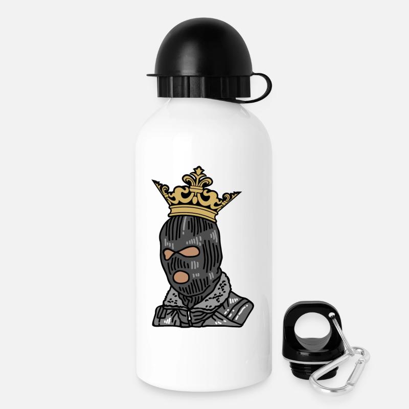 Monarque Masqué Graff Couture - Gourde avec bouchon 500 ml - blanc