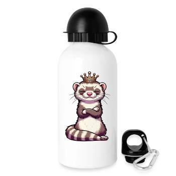 Furet Ferret Holder Furet Propriétaire - Gourde avec bouchon 500 ml - blanc - Droite