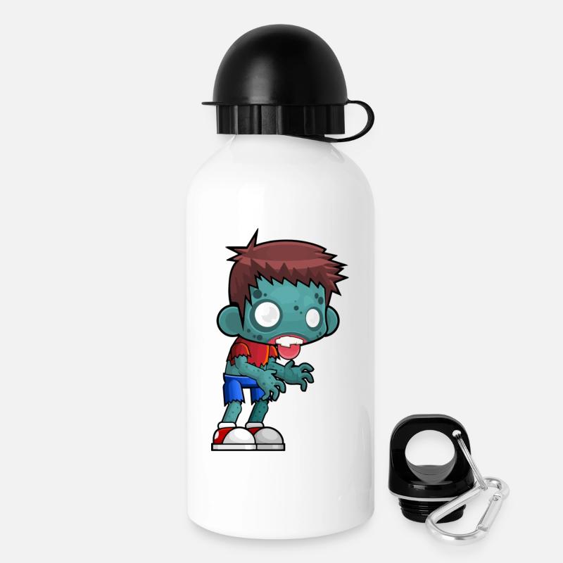 zombie - Drinks Bottle with Lid 500 ml - white