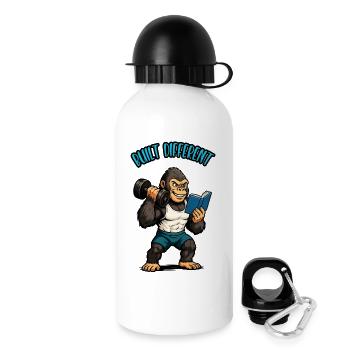 ANDERS GEBAUT - Sport Humor - Trinkflasche mit Deckel 500 ml - Weiß - Rechts