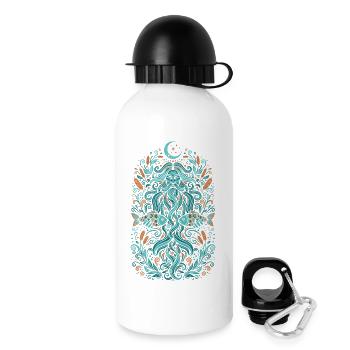 Slavic Water Spirit Wodnik Art - Drinks Bottle with Lid 500 ml - white - Right