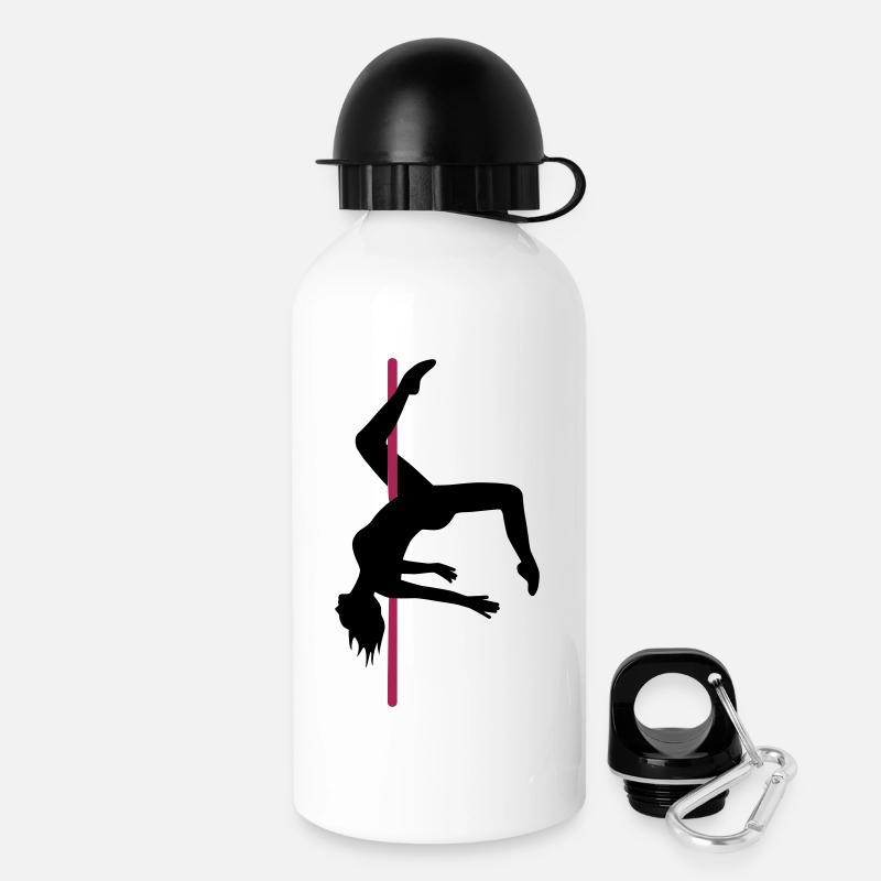 Pole Dance Scorpio - Drinks Bottle with Lid 500 ml - white